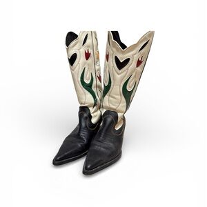 Mango Black and white Boots size 8.5